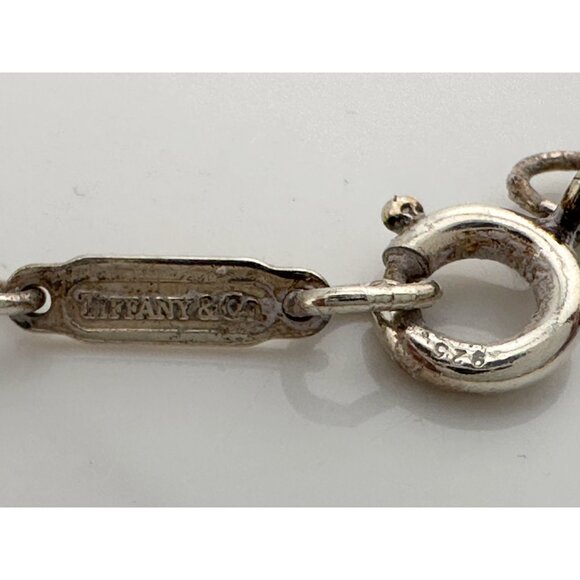 Tiffany & Co Thick Infinity Double Chain Pendant and Necklace in Sterling SIlver - Picture 3 of 10